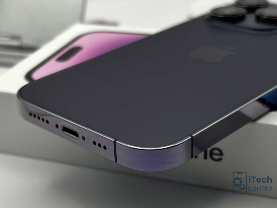 iPhone 14 Pro, 256GB, Purple, 100% батерия, КАТО НОВ, ГАРАНЦИЯ!