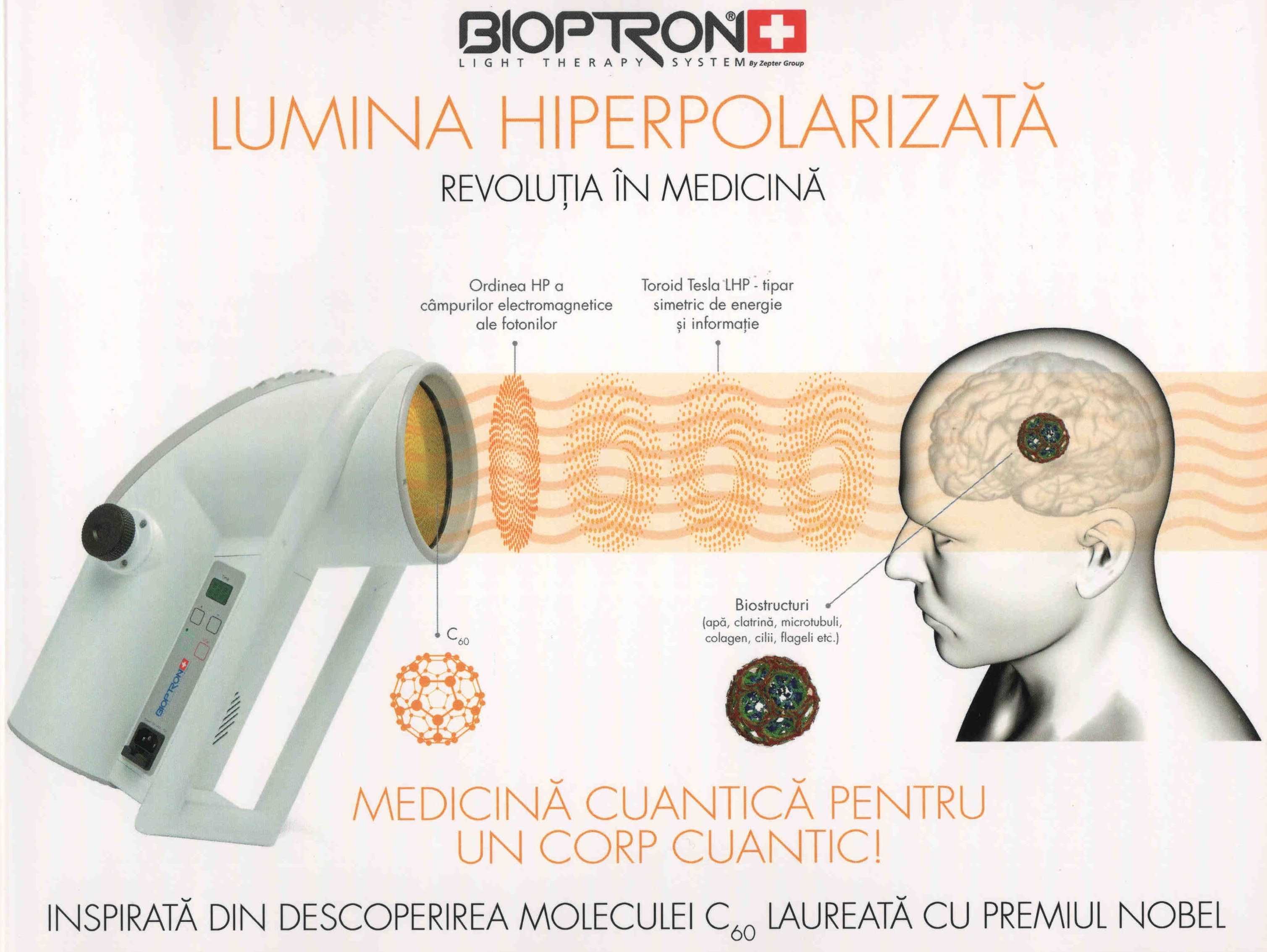 Zepter BIOPTRON a schimbat vechea lentila cu Fullerene