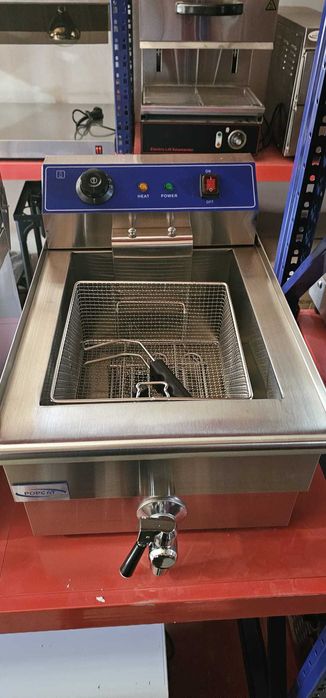 Friteuza electrica 16l cu robinet -TRANSPORT GRATUIT