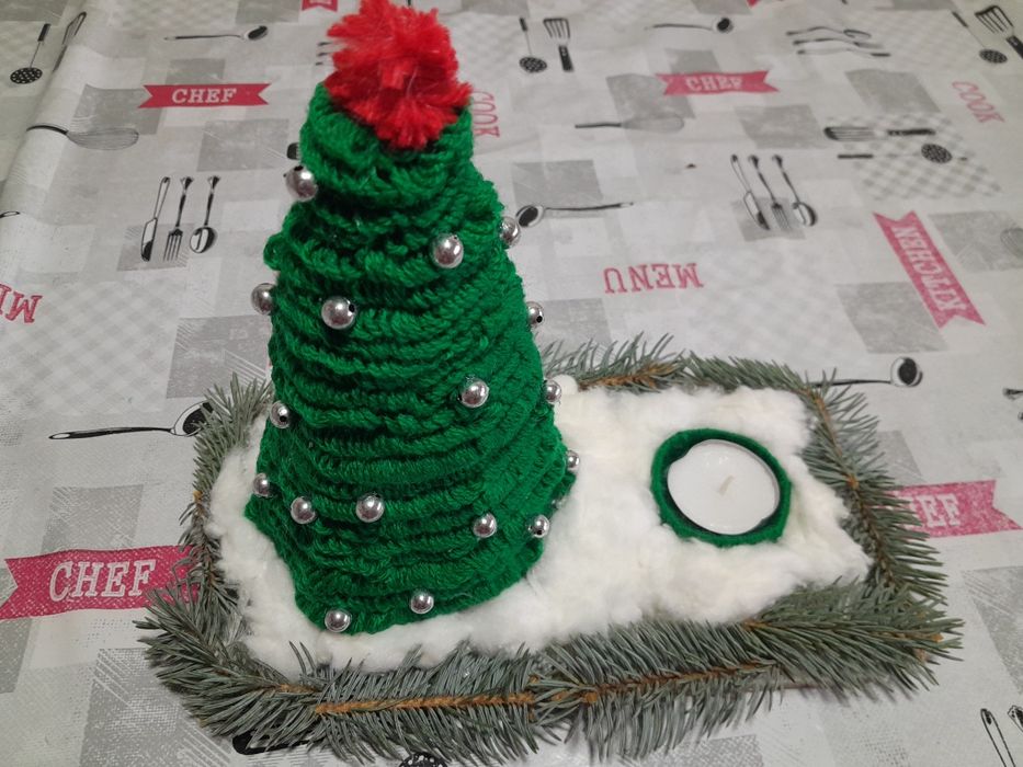 Decoratiune-suport lumanare