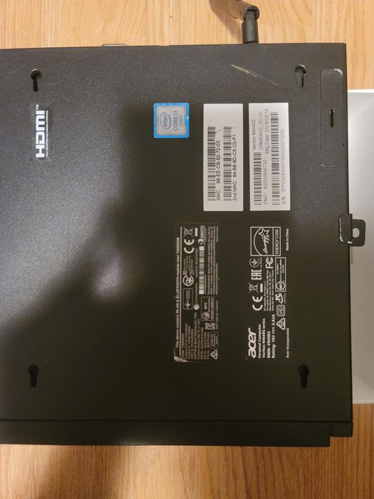 MiniPC Acer Veriton i3-6100T 4gb RAM 128GB M.2 WIFI