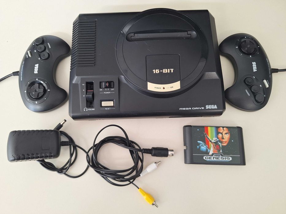 Original Genesis Sega Mega Drive Retro Game Console 16 Bit, No 1601-18