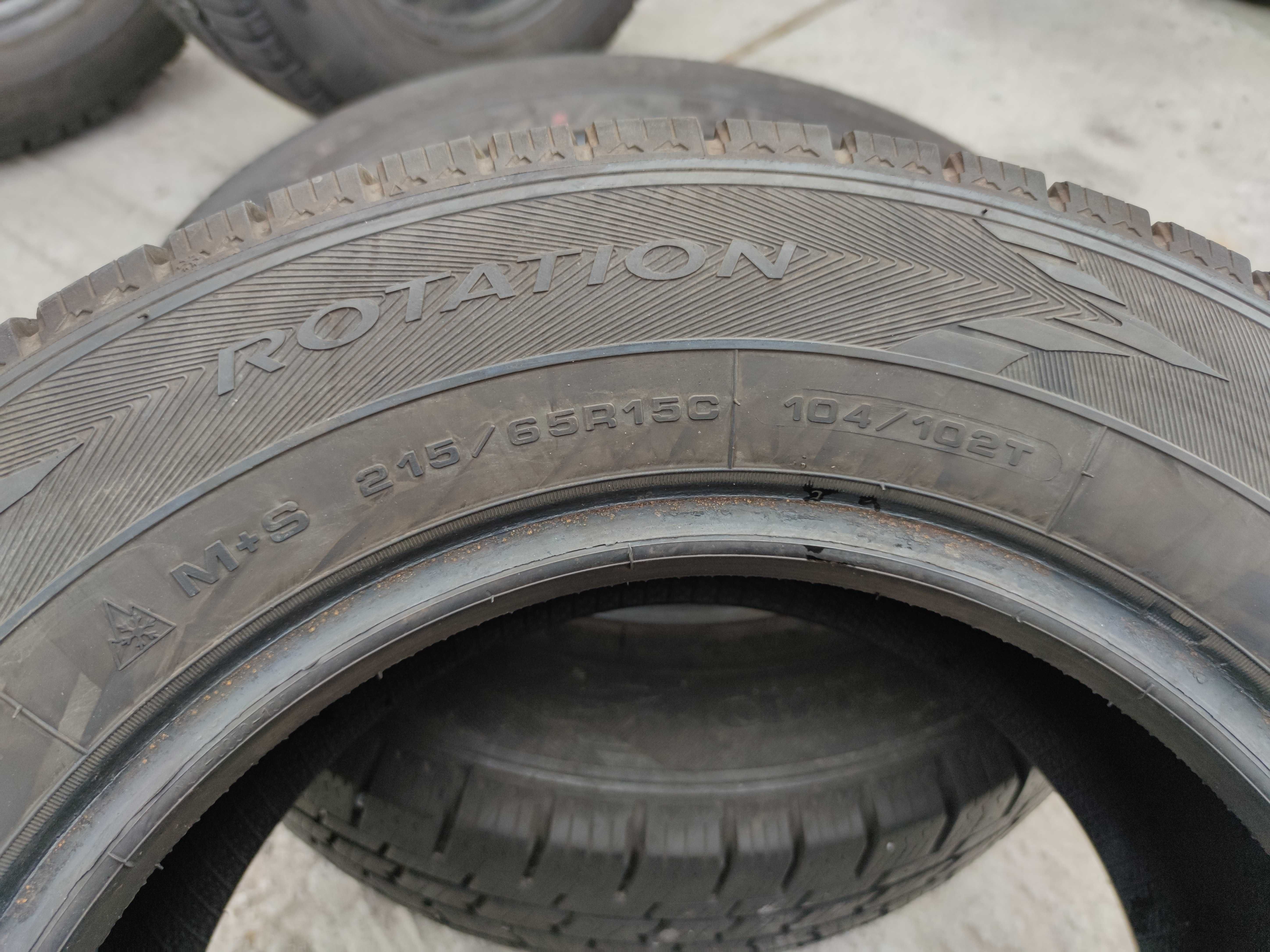 2бр Зимни Гуми 215 65 15 С - Goodyear - DOT 2022