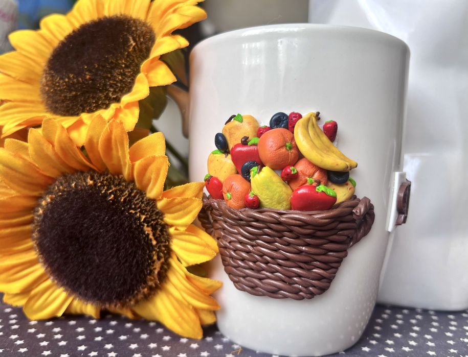 Чаша с полимерна глина