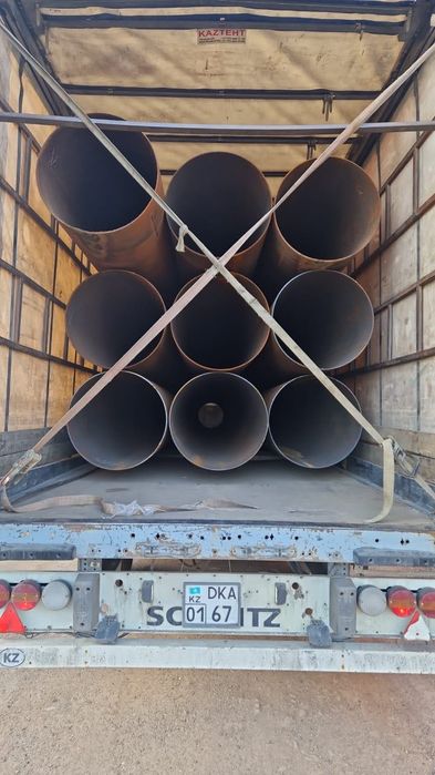 Прямошовная труба 630 электросварная бу восстановленная Актобе
