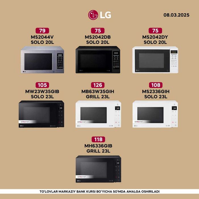 Микроволновая печь с грилем и технологией Smart Inverter