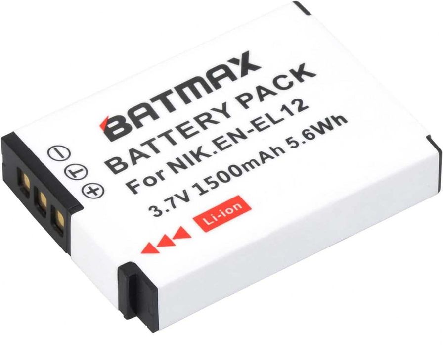 Set 2 acumulatori + incarcator EN-EL12 Nikon Coolpix A900 AW130 S9900