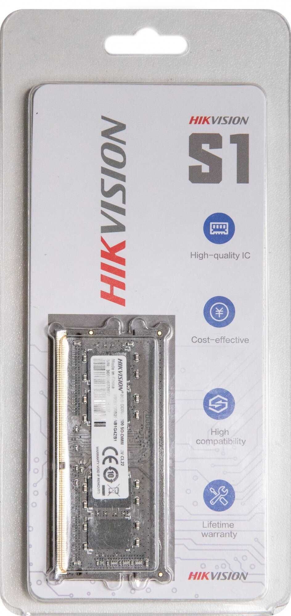 Память DDR4 8Gb 3200MHz Hikvision HKED4082CAB1G4ZB18G