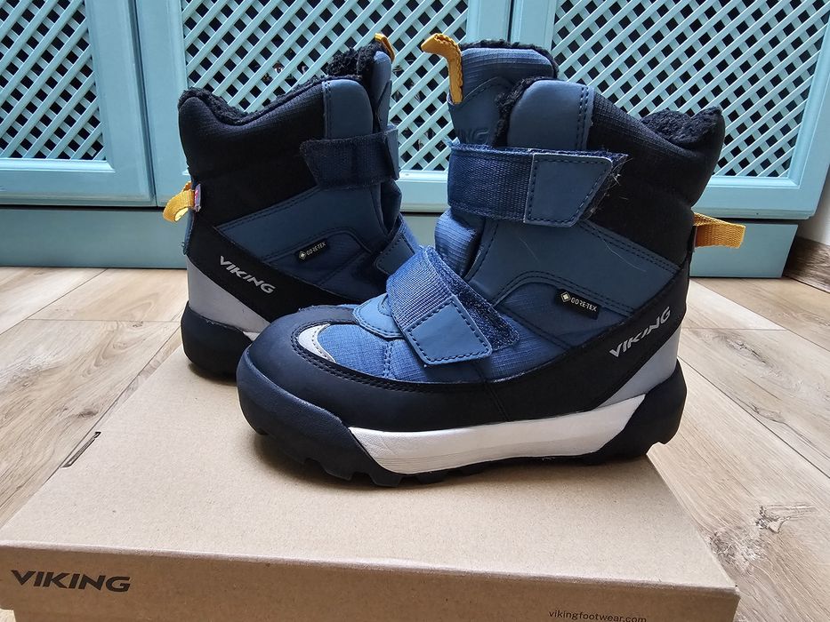 Ghete iarna copii Viking imblabite impermeabile Gore-Tex, ca noi
