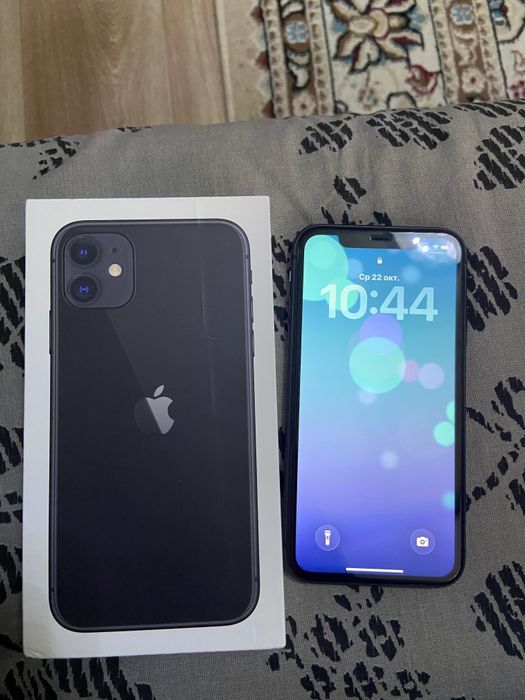 Смартфон Apple iPhone 11 64Gb Slim Box черный в отличном состоянии
