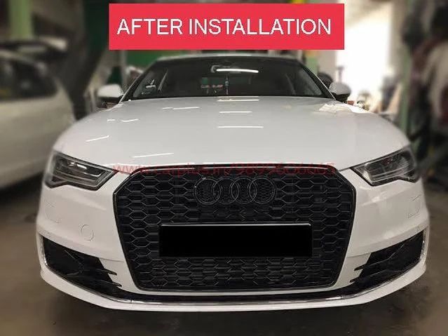 Маска audi a6 rs6 c7 Rs стил пиано лак решетка