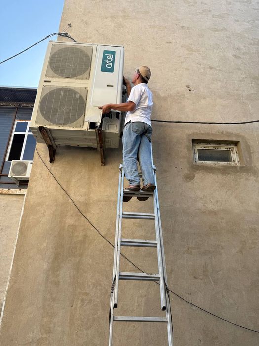 Kandisioner ustanovka remont remont bitavoy texnika