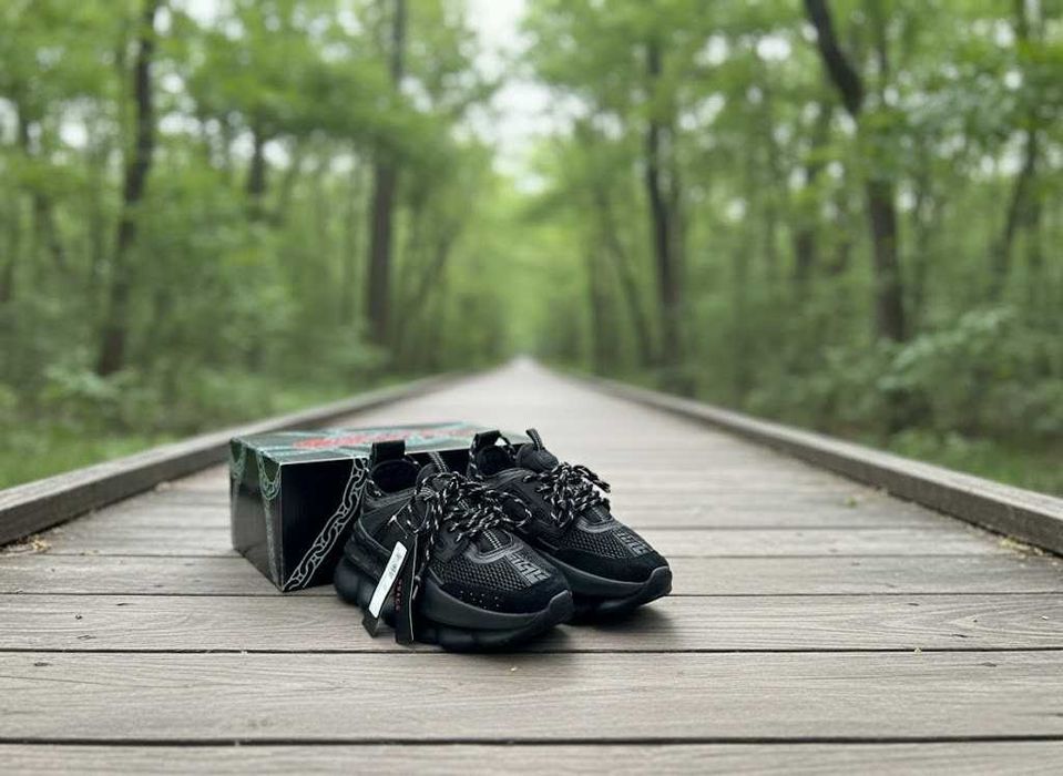 Versace Chain Reaction Negru - Full Box - PREMIUM