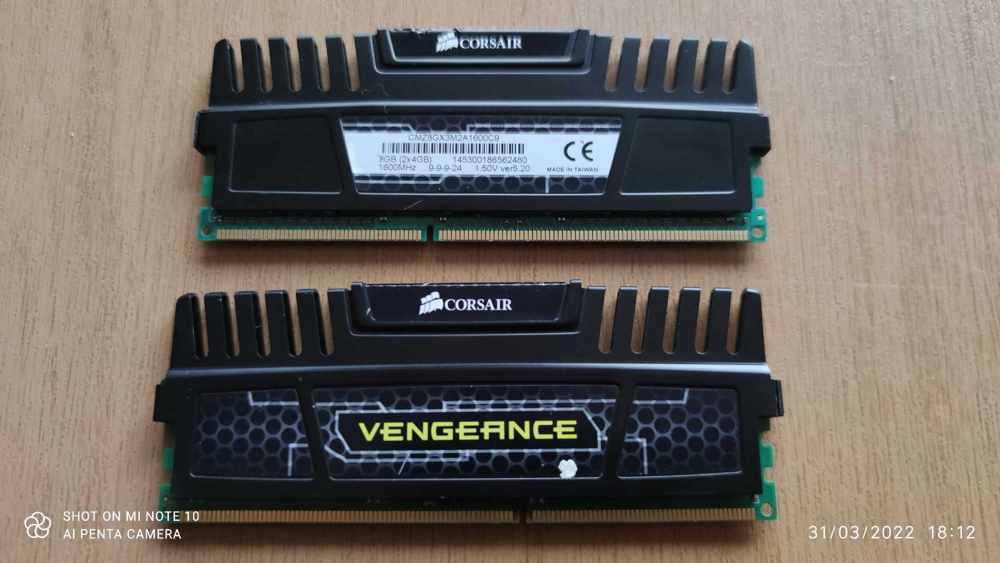 Corsair CMZ8GX3M2A1600C9 DDR3 2x4gb 1600Mhz