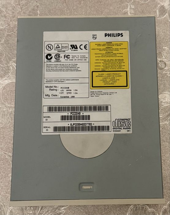PHILIPS PCA403CD * 5,25"intern* CD-ROM DRIVE