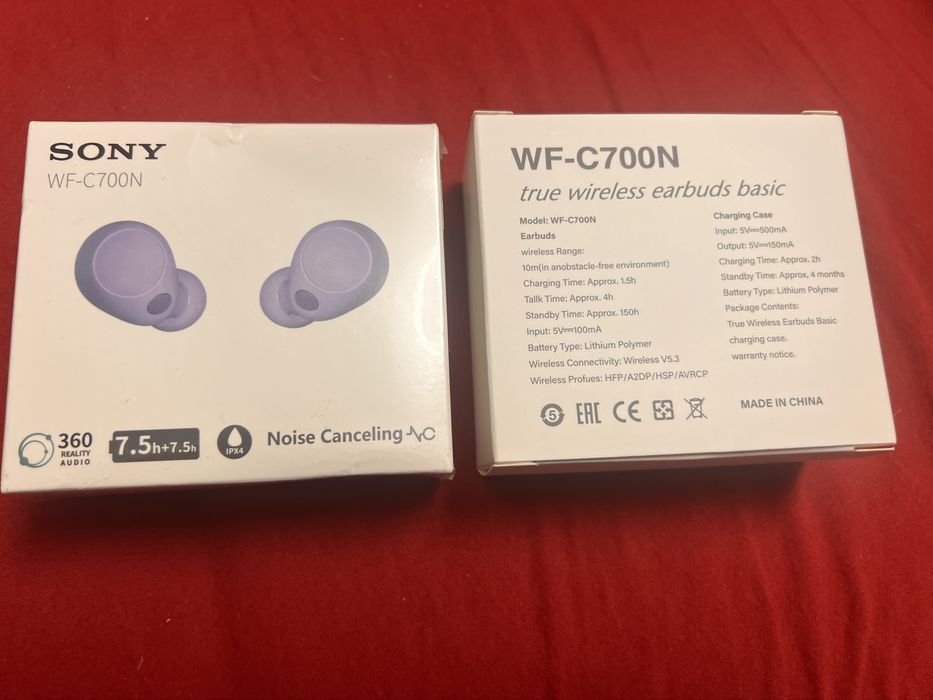 Casti wireless tip Sony Buds wf-c700n - sigilat