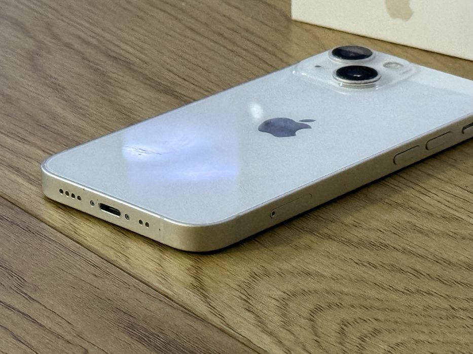 Бартер iPhone 13 mini white 128гб 100%