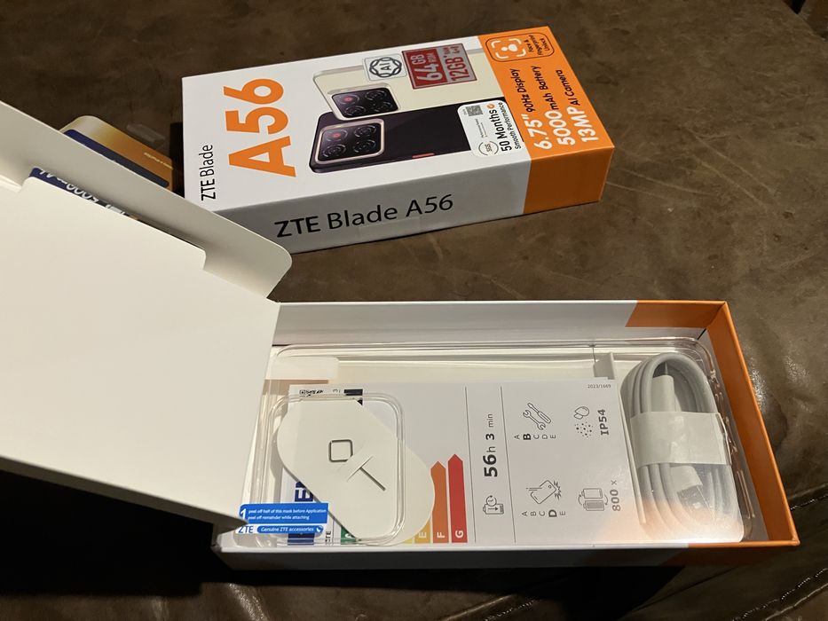 ZTE Blade A56 smart phone чисто нов!