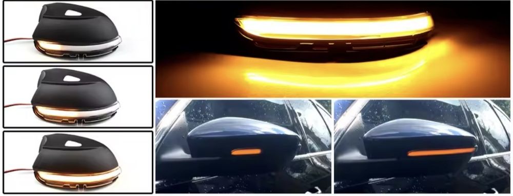 динамични светлини за огледала Passat b7 CC