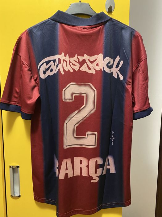 Tricou Retro FC Barcelona Cactus Jack S