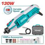 Мултишлайф Total 130W S24 с мек шланг и 109 аксесоара
