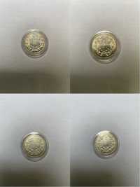 Монети 1лв 1913, 2лв 1913г 1894г 1891г
