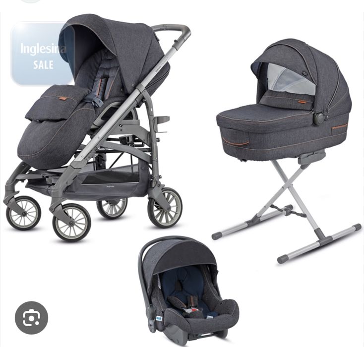 Продам итальянскую коляску Ingluzina trylogy 3 в 1