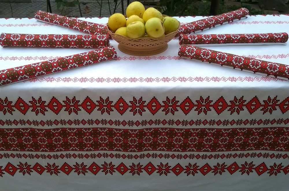 Fete de masa NOI bumbac. Artizanat Romanesc - Cadou!