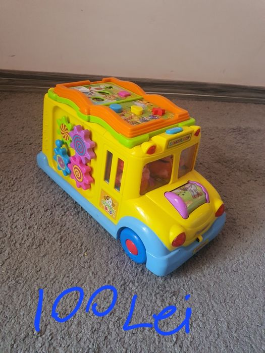 Jucarii vtech minge magica si autobuz