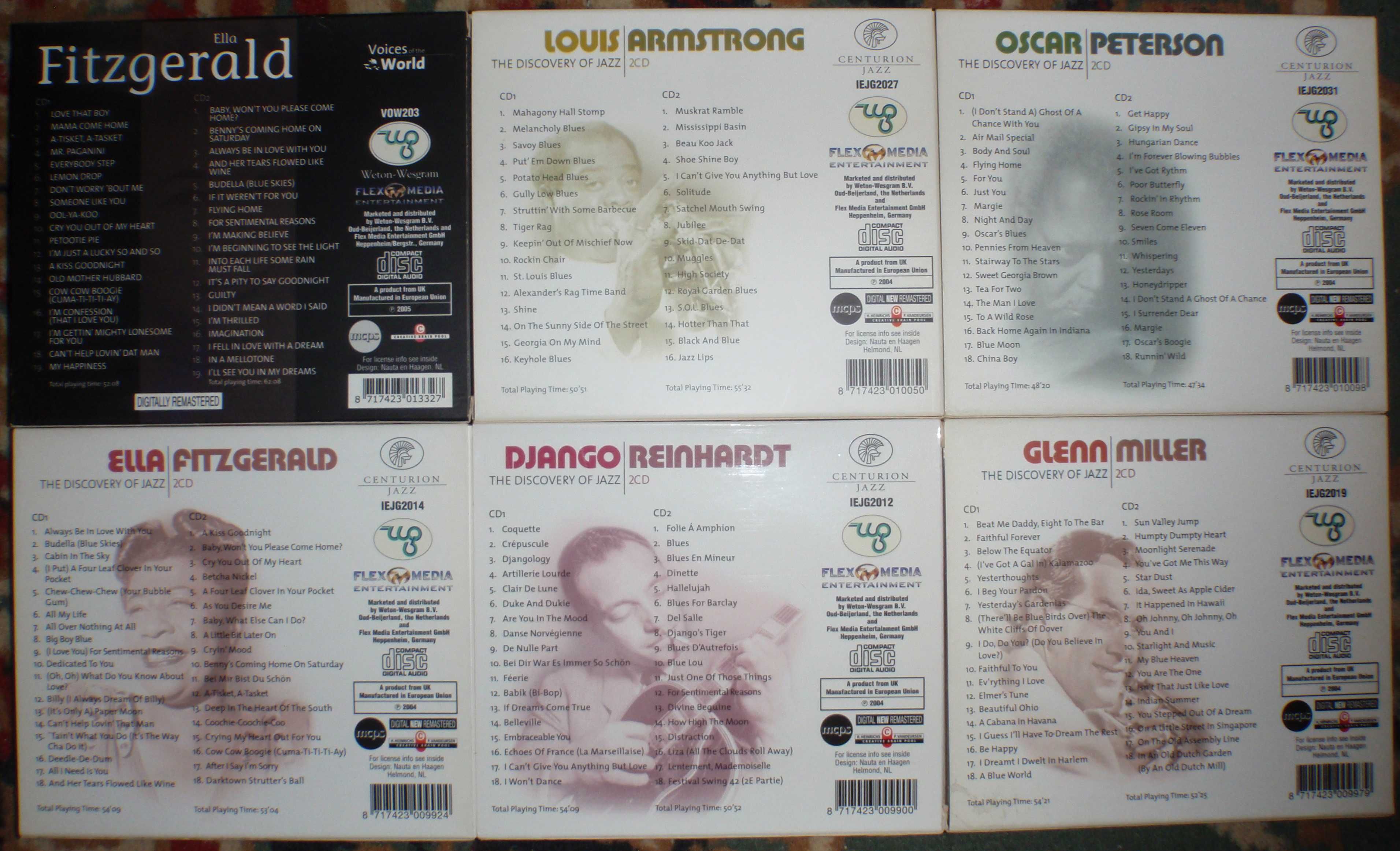 12 CD-uri de Colectie The Discovery of Jazz Raritati