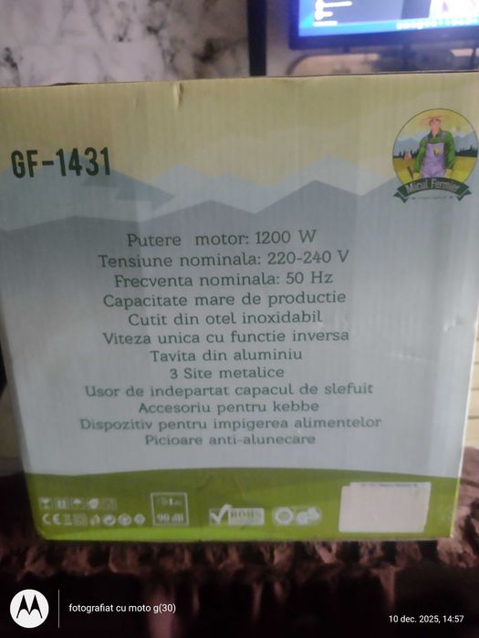 masina electrica de tocat carne