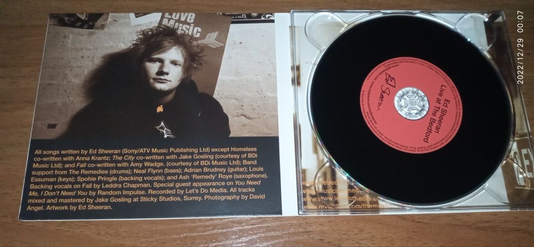 Ed Sheeran cd 2010