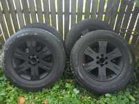 Set jante aliaj originale + anvelope Nissan R17