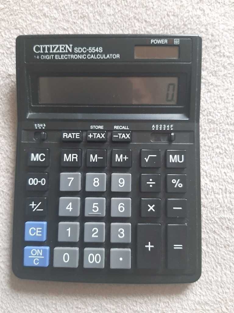 Calculator de birou Citizen SDC-554S, 14 digit