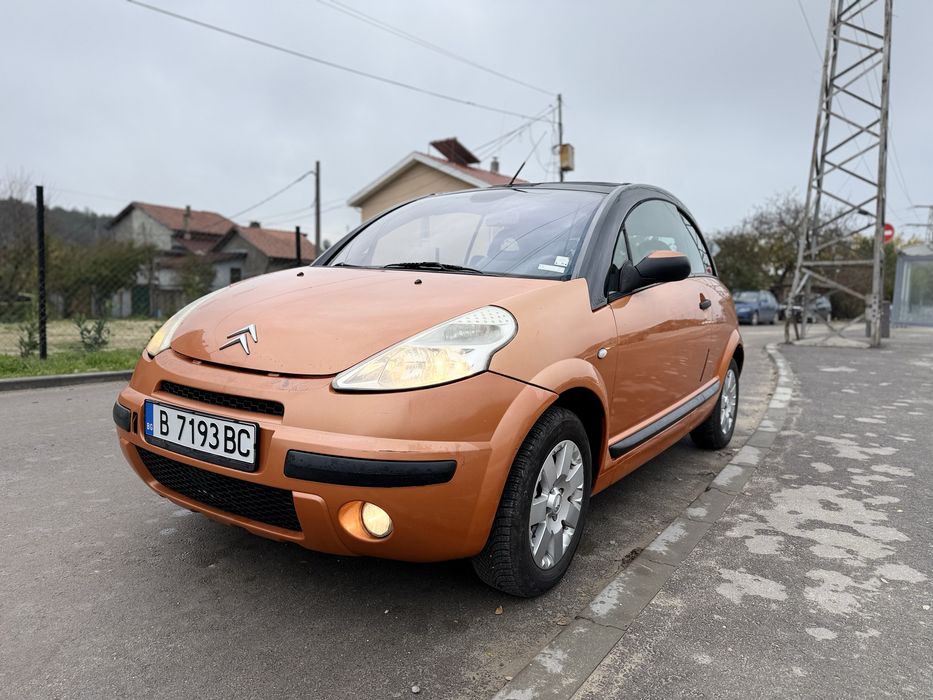 Citroen C3 1.6 Автоматик Бензин Кабрио 2004г 126000км Всичко платено
