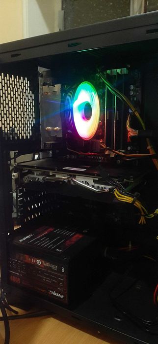i7-4790 + RX 580 8gb + 16GB RAM + 512GB SSD / Moshniy Gaming RGB PC!