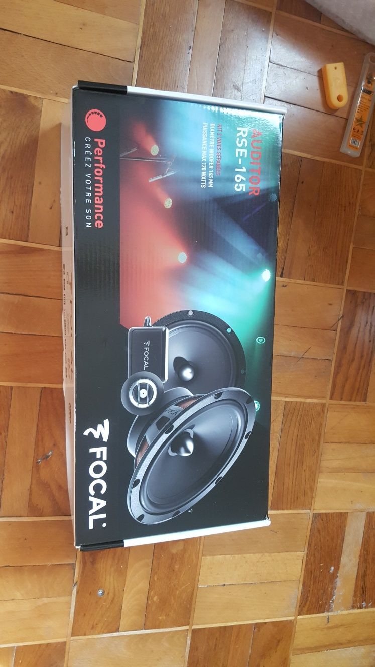 Авто колонки FOCAL Франция  120 w  110 w   91,5 db  16.5 диам