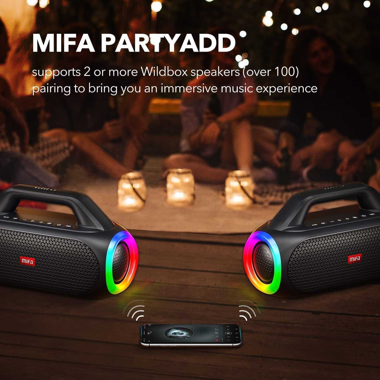 Mifa Wildbox-Bluetooth безжична тонколона, 60W