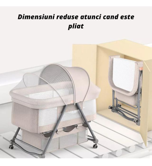 Patut pliabil pentru bebelusi