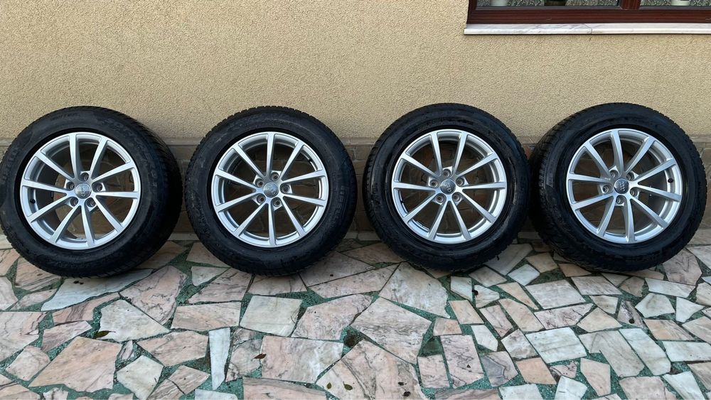 Jante Audi 17’’ A4 / A5 / A6 / A7 Q3 / Q5 cu anvelope Iarna 225/60/17