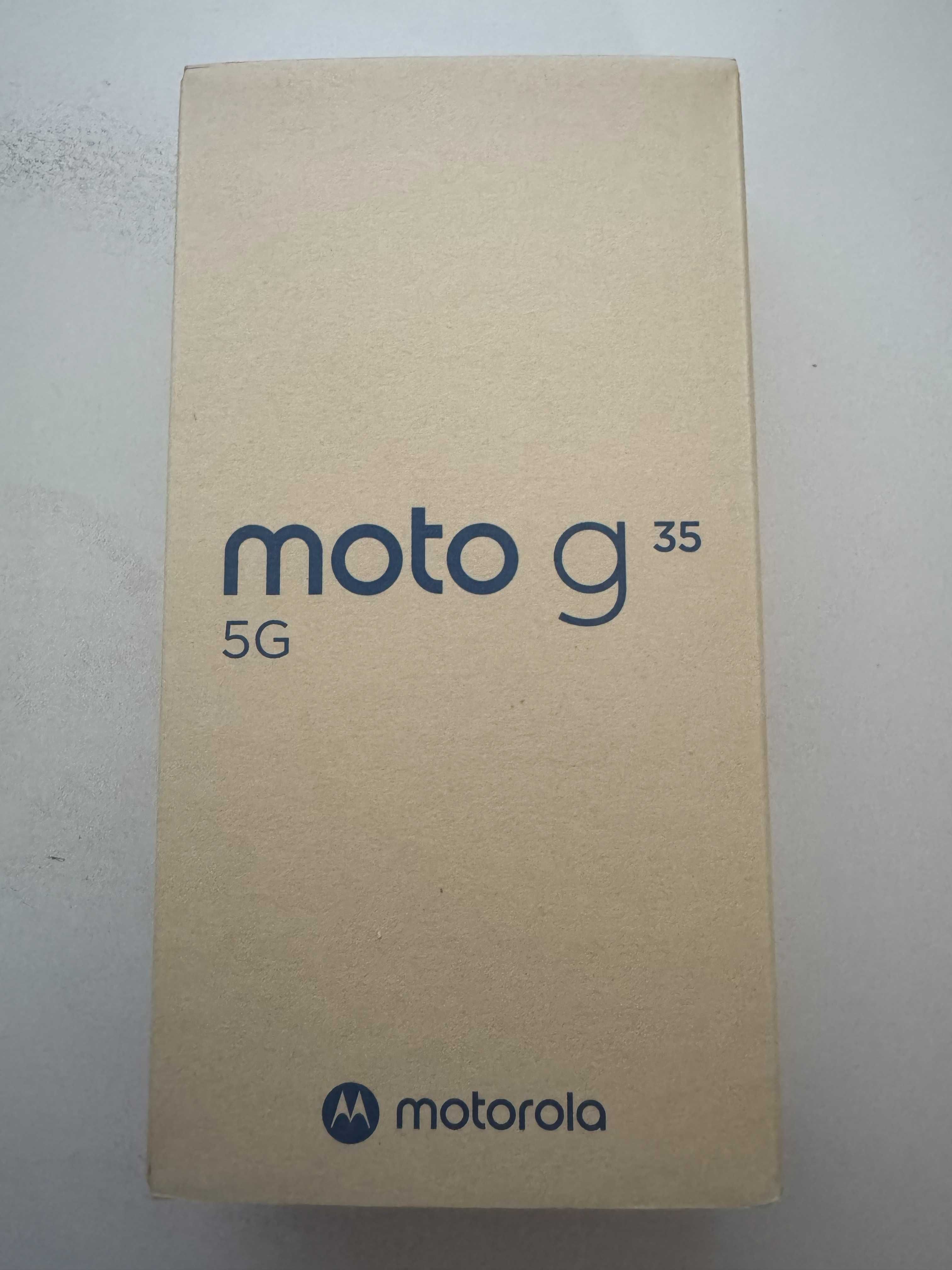 Motorola Moto G35, Midnight Black (неразопакован) + безжични слушалки
