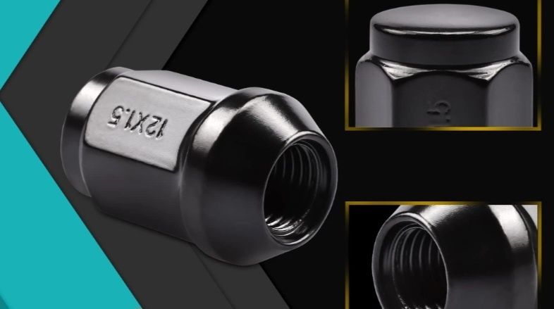 Set 20 piulite M12x1,5 negre