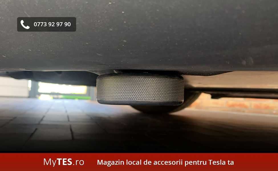 PUC protectie podea ridicare pe cric / elevator - Tesla Model 3 Y S X