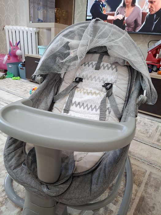 Электрокачели жезлонг детский