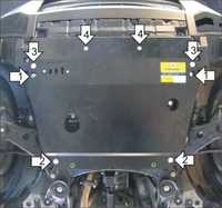 Защита картера двигателя Toyota Highlander 14-16 Lexus RX 270,350/2009