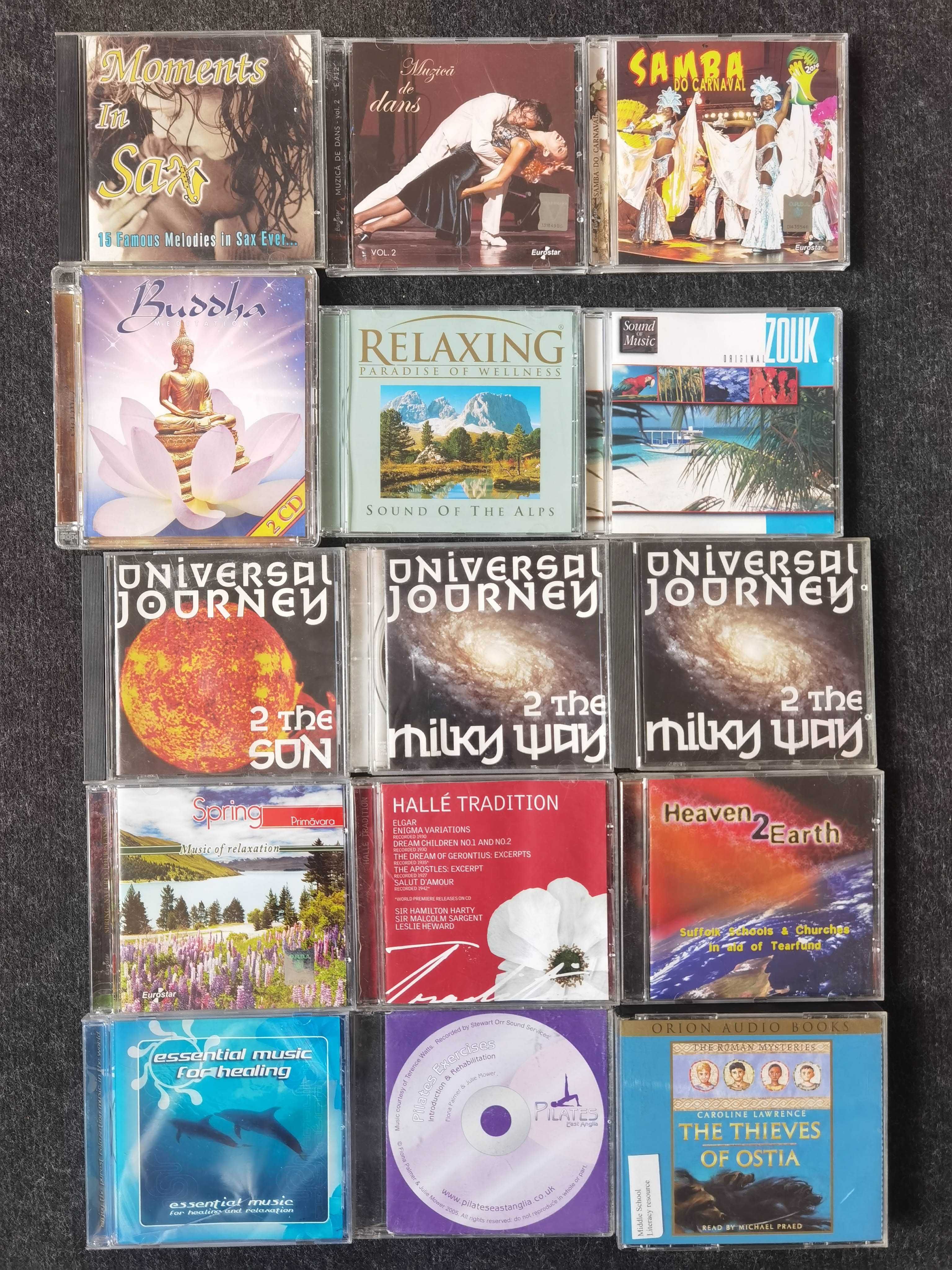 Lot 15 cd-uri audio muzica relaxare, dans. Relaxing, Buddha Bar,etc.