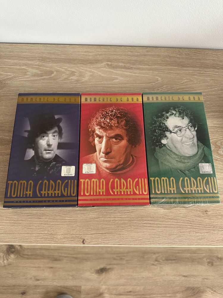 Casete trilogie Momente de Aur Toma Caragiu