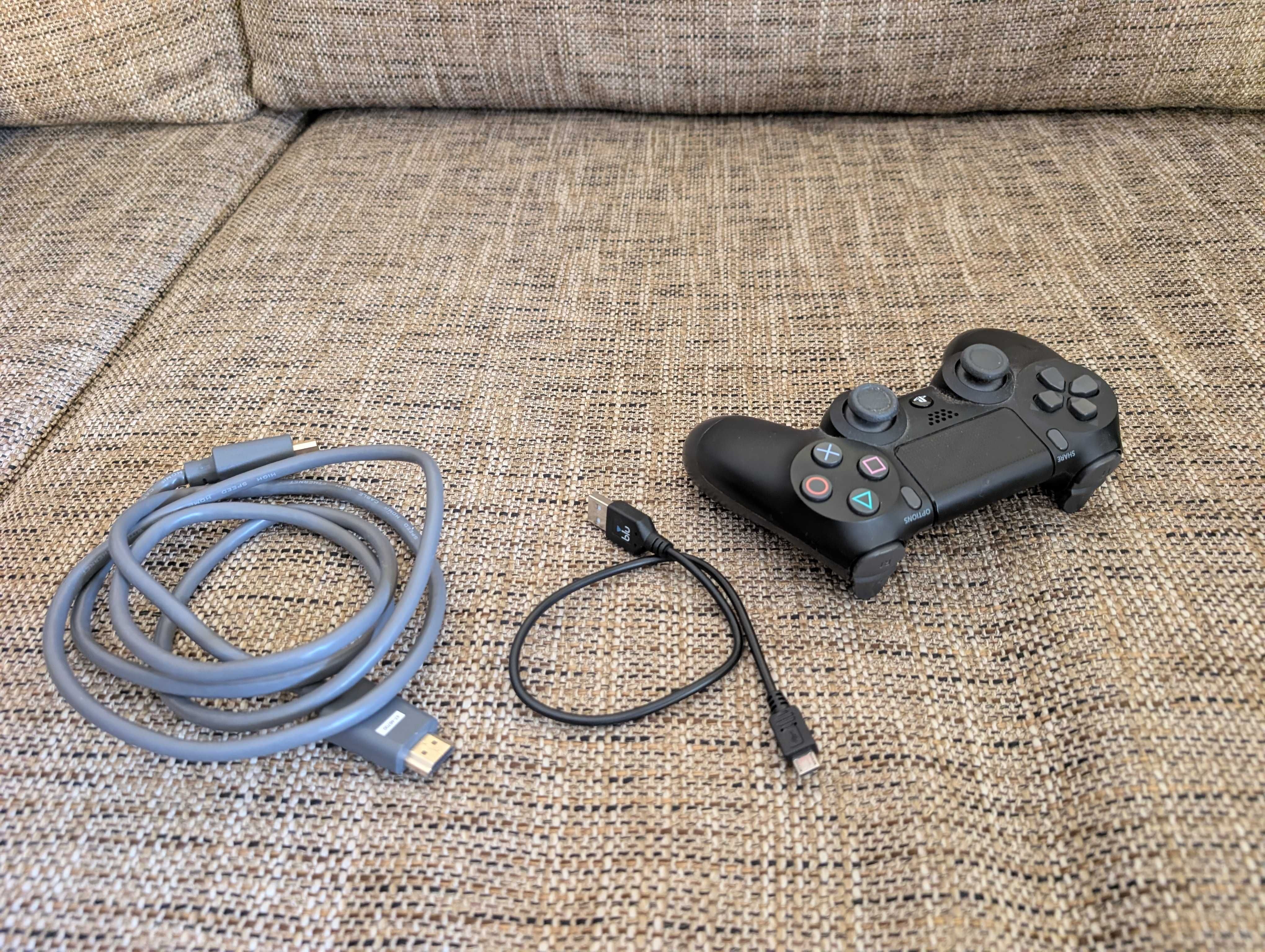 PS4 Pro 1TB 7216B (final) + 5 игри + joystick  + hdmi + charger cable