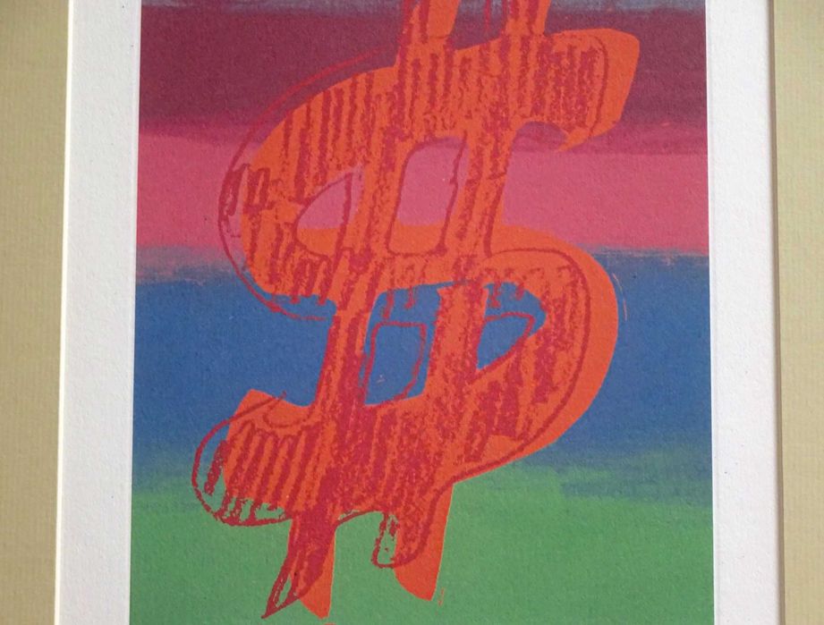 Cromolitografie Andy Warhol, ‘Dollar Sign’ | Piesa Foarte RARA