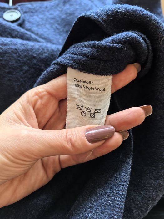 Fustă bleumarin 100% lână - măsura M